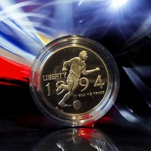 World Cup USA 1994 Commemorative Coin Proof Clad Half Dollar Uncirculated